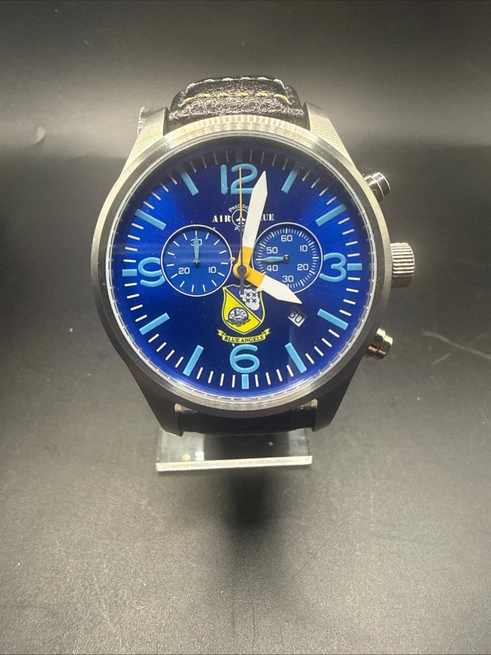 Blue Angels Air Force Pilot Chronograph Watch - Blue Dial